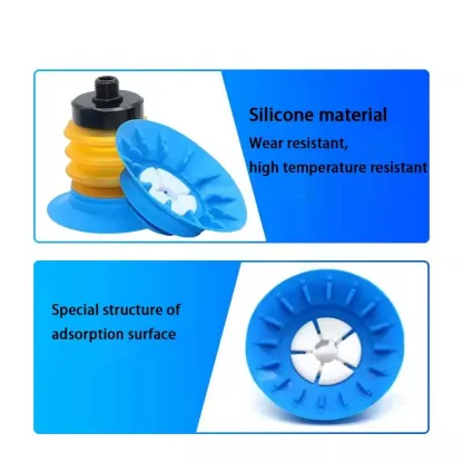 BG Series Pneumatic Vacuum Suction Cup Soft Bag Sucker BG25/34/41/48/63 for Injection Molding Machine Automation Tools-BOLTTE