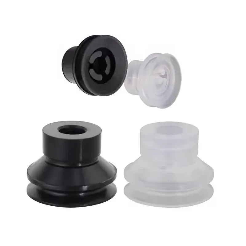 Pneumatic Vacuum Suction Cup Auto Sucker Silicone/NBR Nozzle Double Layers ZP3 Injection Molding Machine Manipulator Accessory-BOLTTE