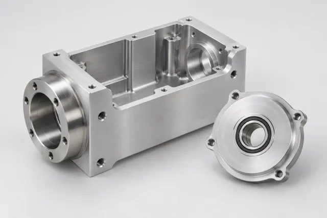 Illustrative cnc-housings-covers-flanges category render, not a supplied customer part