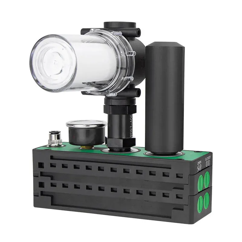 VTM series multistage vacuum generator pneumatic large flow and large suction integrated negative pressure vacuum pump-BOLTTE