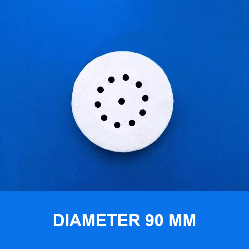Diameter 90 mm non-marking vacuum cup fabric cover; exact source product photograph