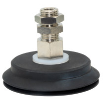 PJTK Vacuum Cup Assemblies, White Silicone or Black Nitrile Rubber (60–80 mm)