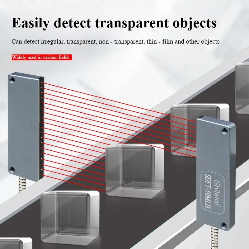 STC-10MLD Rectangular Matrix Fiber Sensor Amplifier Area Detection Diffuse Reflection Grating Counting Photoelectric Sensor-BOLTTE
