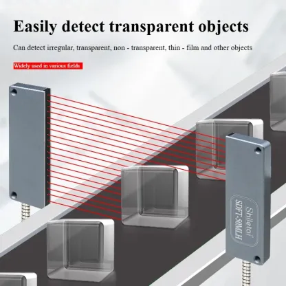 STC-10MLD Rectangular Matrix Fiber Sensor Amplifier Area Detection Diffuse Reflection Grating Counting Photoelectric Sensor-BOLTTE
