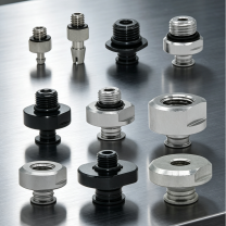 M5, G1/8 and G1/4 Vacuum Cup Adapters – Male and Female Threads