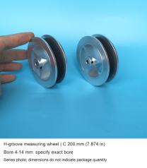 H groove / circumference 200 mm / bore 4-14 mm (specify bore)