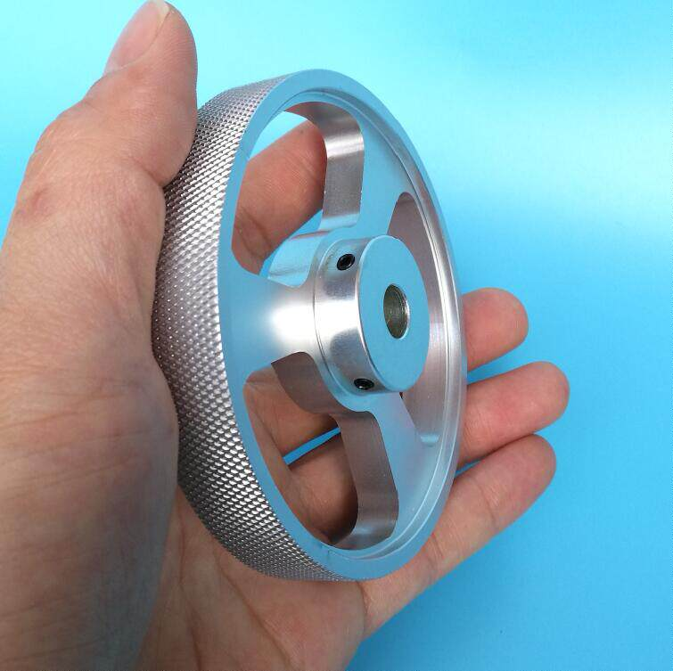 Knurled Metal Encoder Measuring Wheels, Aluminum and Steel original product view 8