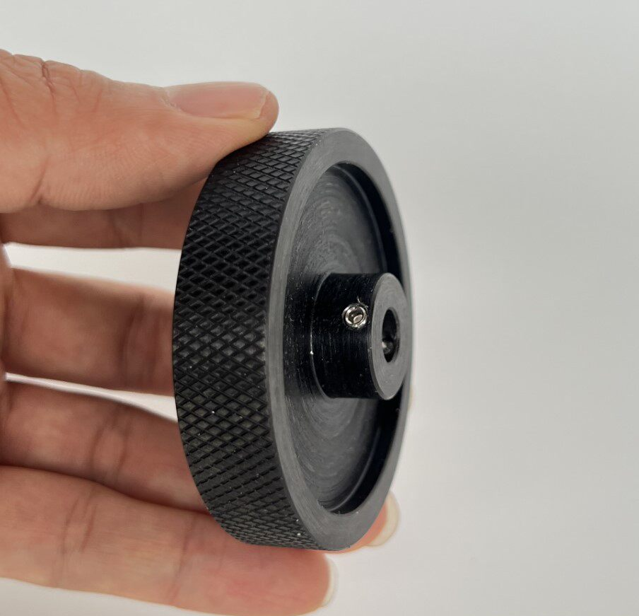 Knurled Metal Encoder Measuring Wheels, Aluminum and Steel original product view 5