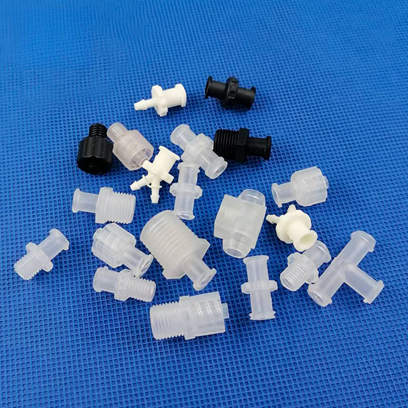 Double-Ended Female Luer-Style Connectors, Black No.1 and Translucent No.2 original product view 3
