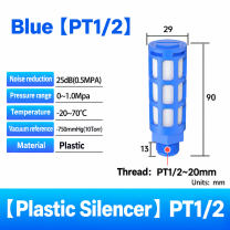 Blue plastic / PT 1/2 pneumatic component