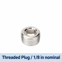 1/8 in Plug pneumatic component