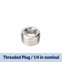 1/4 in Plug pneumatic component