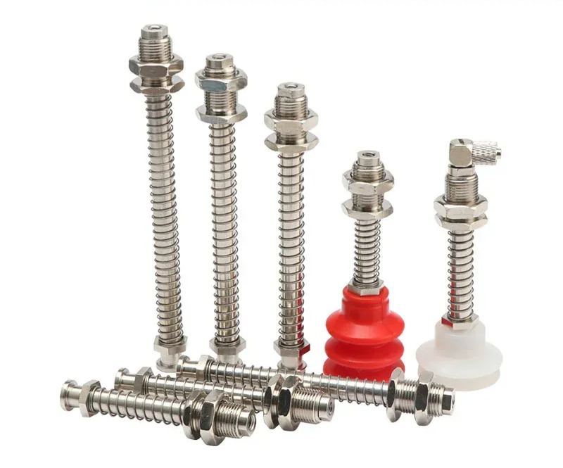 Mechanical arm suction cup hardware bracket big head vacuum suction cup hardware support rod tail intake side intake bracket-BOLTTE