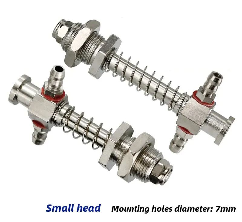 Vacuum suction cup base samll head 7mm hardware manipulator fixture accessories pneumatic support tail Side air intake-BOLTTE