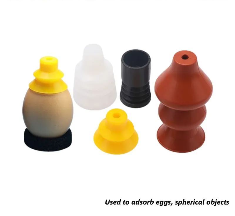 Manipulator suction cup industrial vacuum suction cup sucking egg spherical special vacuum suction cup nozzle silicone pneumatic-BOLTTE