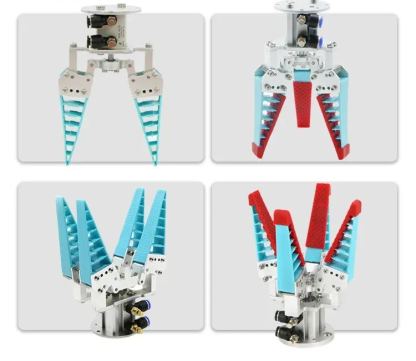 SOVE Steel Pneumatic Gripper Cylinder for Industrial Robotic Arm Mechanic Tools Construction Machinery Parts Robotics Kits