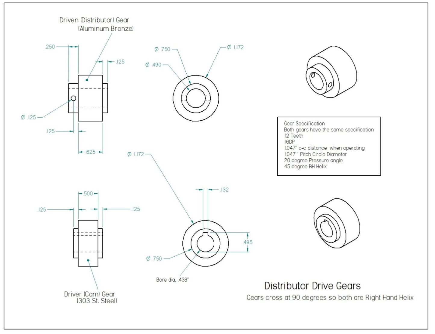 定制齿轮组4个/套 按图定制