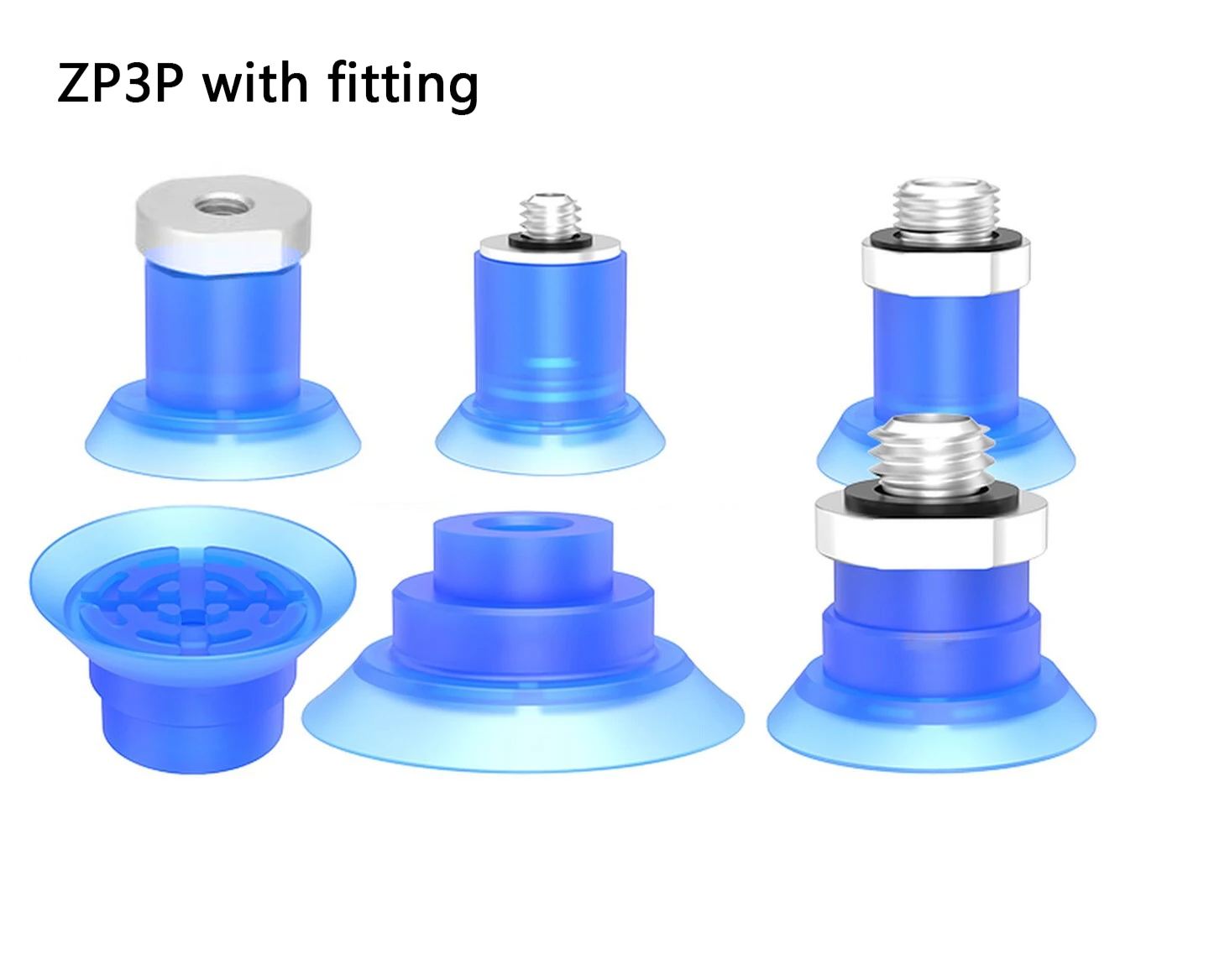10 Pieces/pack ZP3P Vacuum Suction Cup Packing Machine Bag Opening Sucker Injection Molding Machine Pneumatic Robot Gripper Tool-BOLTTE