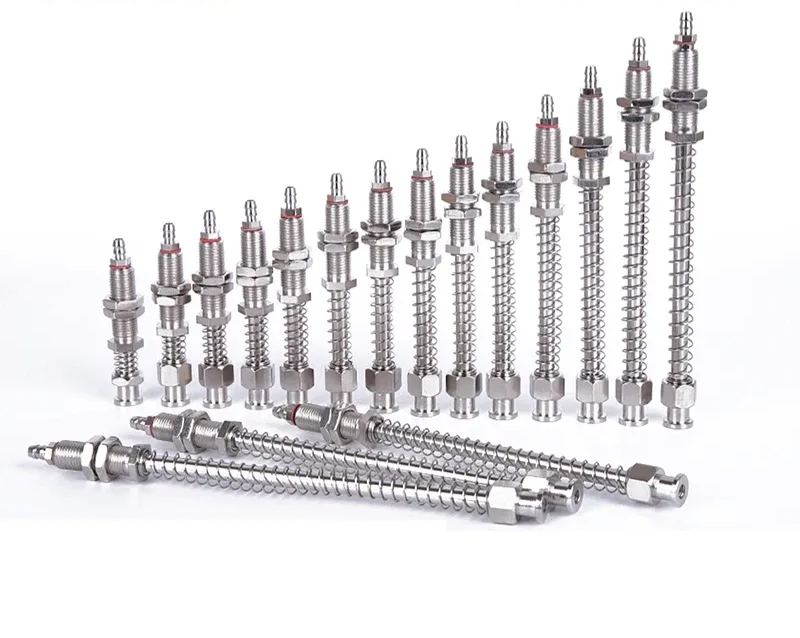 Tianxing Robot Vacuum Suction Cup Fitting M10/M12 Extend Thread Top Air Intake Sucker Buffer Connecting Rod Automation Tools-BOLTTE