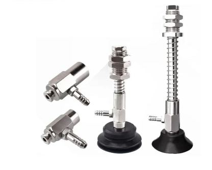 Pneumatic Manipulator Vacuum Sucker Bracket Single Side Intake Suction Cup Connecting Rod Match Suction Cups Vacuum Chucks Base-BOLTTE