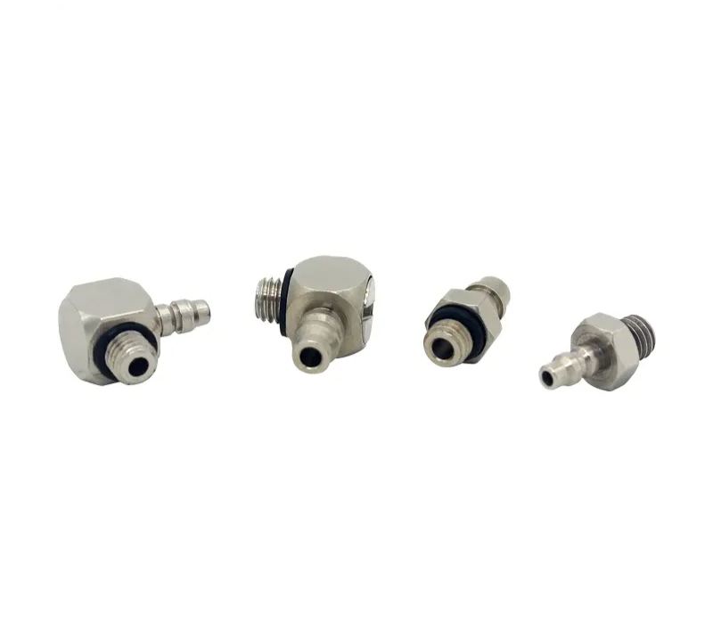 M Series Miniature Fittings M-5AU-4 M-5ALU-4 Male Barb Pneumatic Pipe Air Hose Quick Fitting Mini Connector M3 M4 M5 M6-BOLTTE