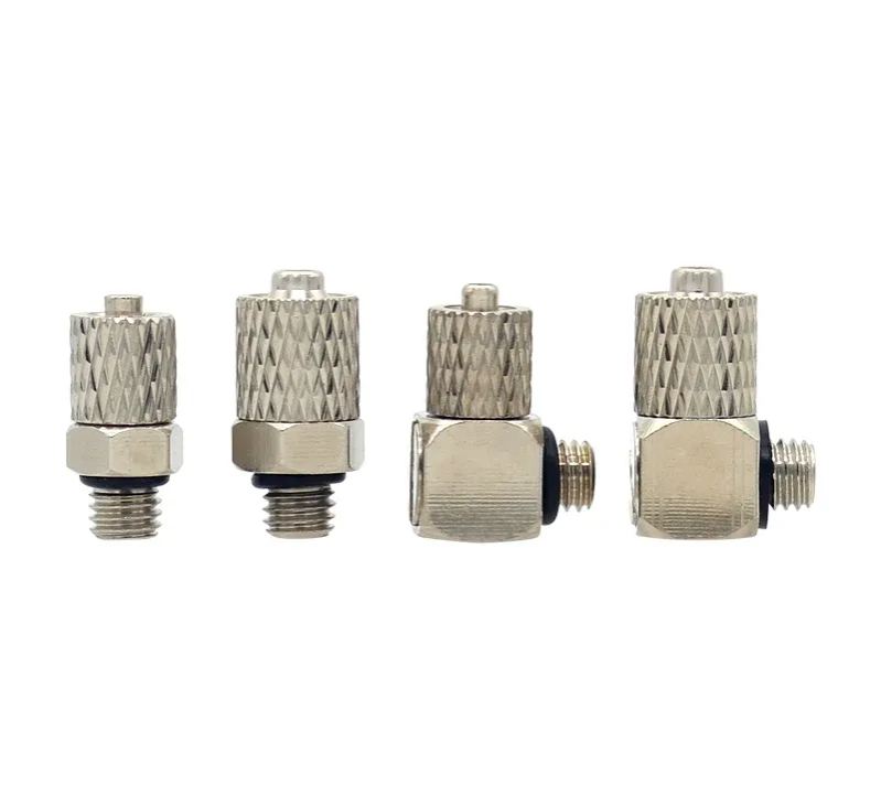 10PCS M Series Miniature Fittings M-5H-4 M-5HL-4 Male Thread Pneumatic Pipe Air Hose Quick Fitting Mini Connector M3 M4 M5 M6-BOLTTE