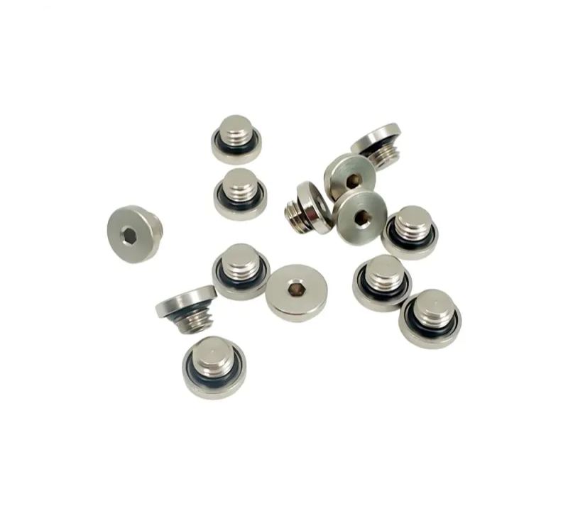 M5 1/8 1/4" 3/8" 1/2" 3/4" copper inner hexagonal plug with sealing ring plug copper plug  For Pneumatic-BOLTTE