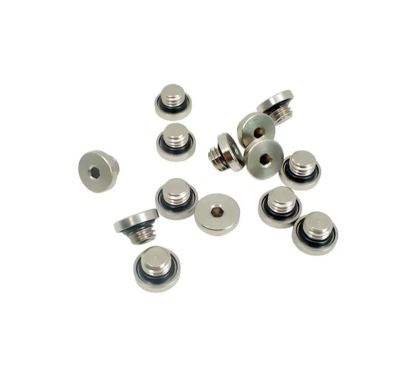 M5 1/8 1/4" 3/8" 1/2" 3/4" copper inner hexagonal plug with sealing ring plug copper plug  For Pneumatic-BOLTTE