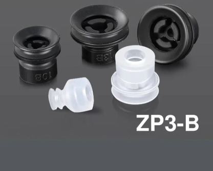 Pneumatic Vacuum Suction Cup Auto Sucker Silicone/NBR Nozzle Double Layers ZP3 Injection Molding Machine Manipulator Accessory-BOLTTE