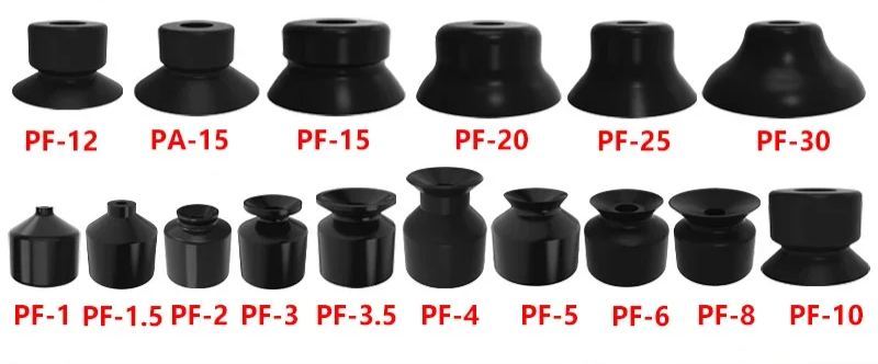 10pcs PFG Manipulator Accessories Vacuum Suction Cup for Injection Molding Machine Robot Hardware Silicone Suction Nozzle-BOLTTE