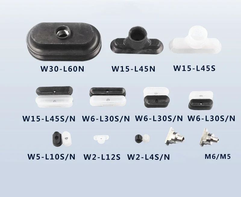 Pneumatic Suction Cup Long Vacuum Sucker Oval W5L10 Injection Molding Machine Manipulator Accessories-BOLTTE