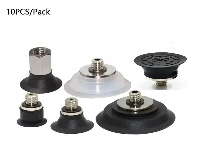 10PCS Mechanical Arm Vacuum Suction Cup Silicone/NBR Nozzle Single Layer Rubber Thin Sucker ZP2-TB15/20MT Robot Injection Parts-BOLTTE