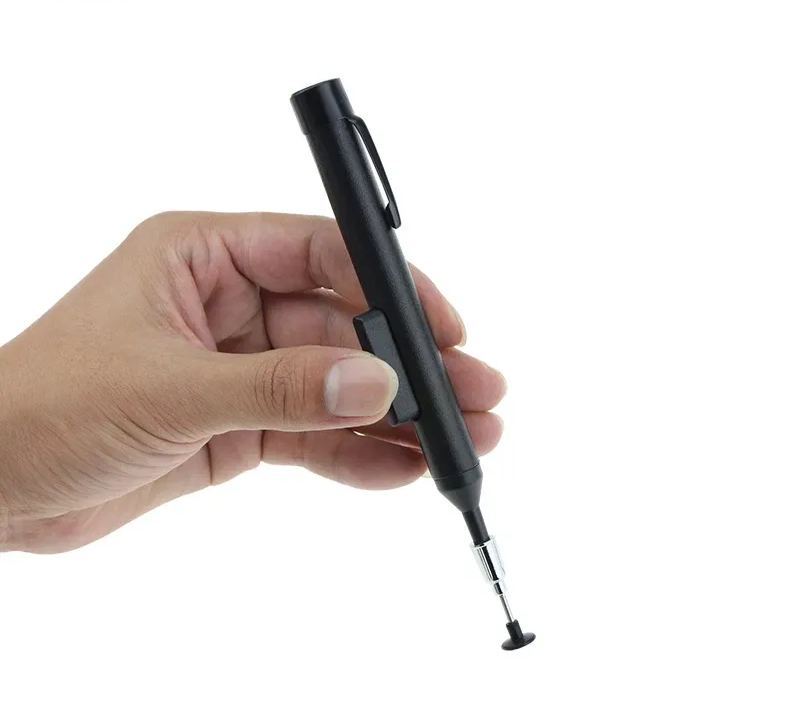 Anti-satic IC Pick-up Vacuum Sucker Pen + 4 Suction Headers for BGA SMD Work Reballing Aids-BOLTTE