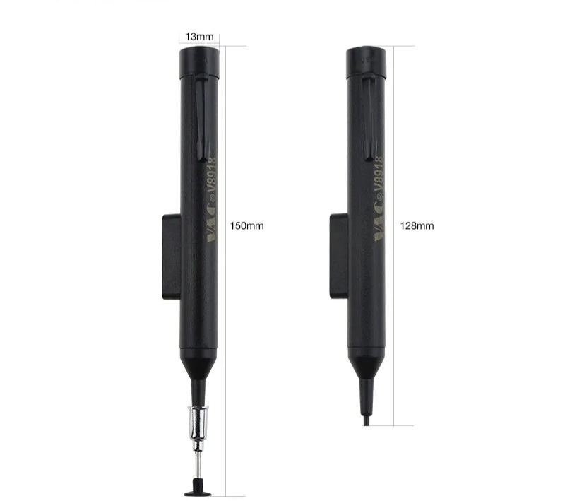 Anti-satic IC Pick-up Vacuum Sucker Pen + 4 Suction Headers for BGA SMD Work Reballing Aids-BOLTTE