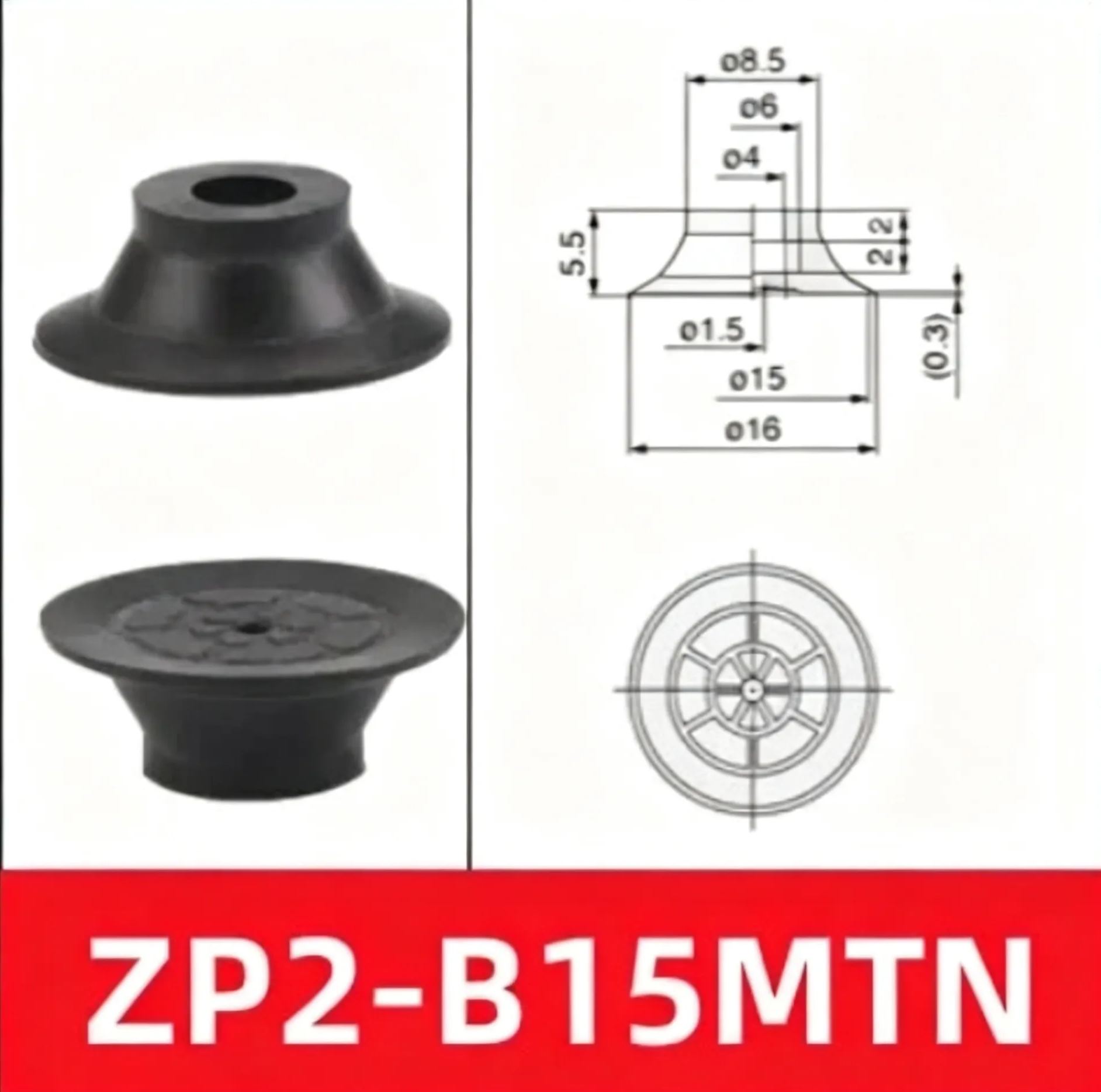  flat thin vacuum chuck zp2-b10zp2-b15zp2-b20zp2-b25zp2-b30.