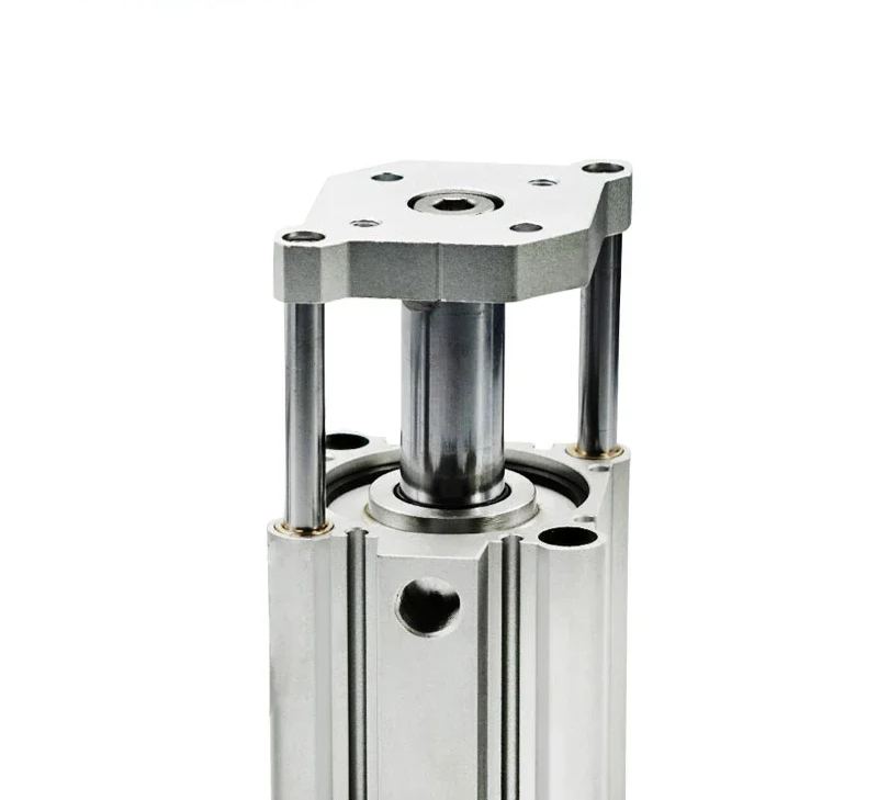 Air cylinder CQMB bore 20 Double Acting compact pneumatic rod guide cylinderstroke 5/10/15/20/25/30/35/40/45/50mm-BOLTTE