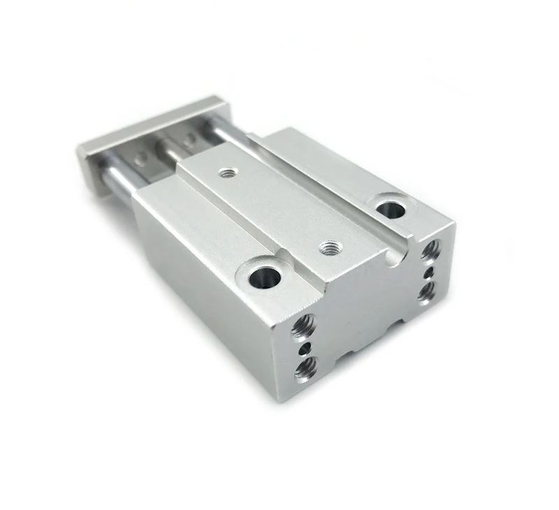 Mini 3 Rod Cylinder with Guide Rod Pneumatic Cylinder MGJ SMC Type MGJ6*5 MGJ6*10 MGJ6*15 MGJ10*5 MGJ10*10 MGJ10*15 MGJ10*20-BOLTTE