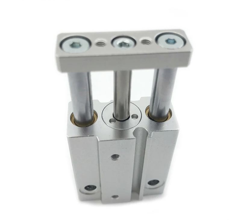 Mini 3 Rod Cylinder with Guide Rod Pneumatic Cylinder MGJ SMC Type MGJ6*5 MGJ6*10 MGJ6*15 MGJ10*5 MGJ10*10 MGJ10*15 MGJ10*20-BOLTTE
