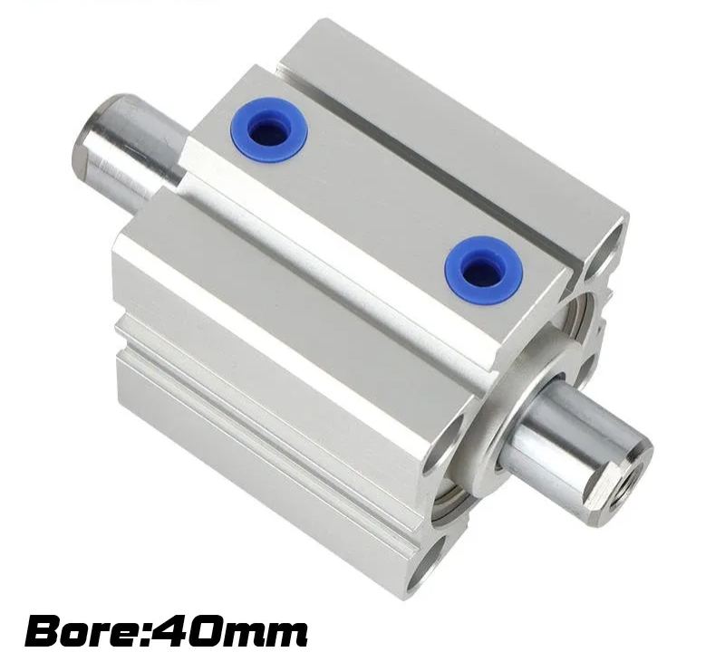 SDAD Pneumatic Air Thin Cylinder SDAD40-5 SDAD40-10 SDAD40-15 /20 /25/30/35 SDAD40-40/45/50/60/70/80/90/100-BOLTTE
