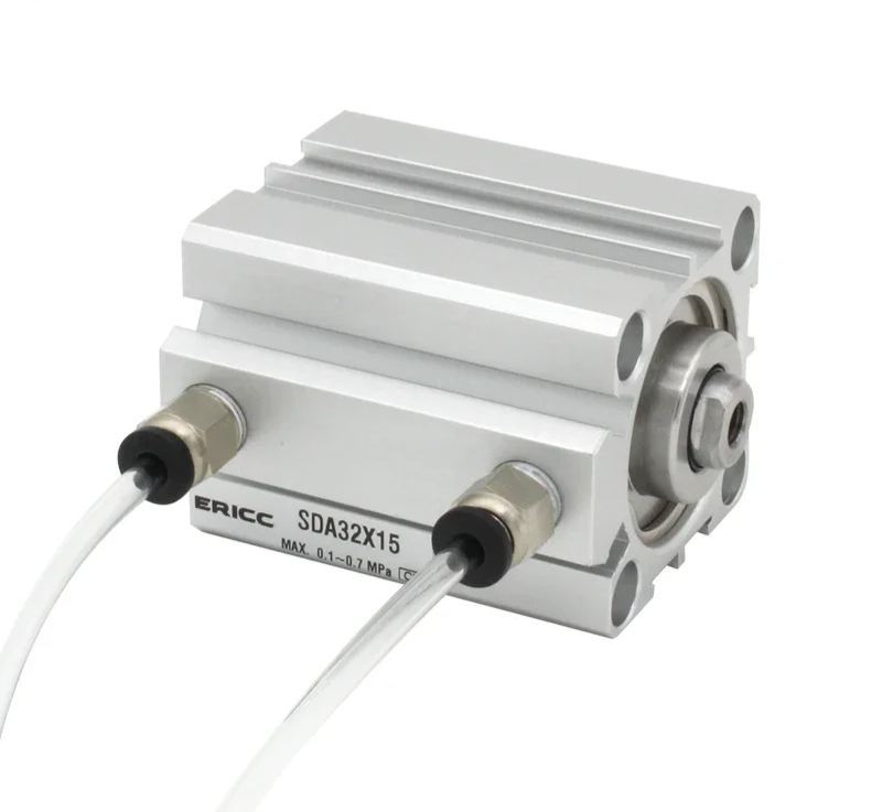 SDA 50 series  Pneumatic Compact air Cylinder Bore to 5 10 15 20 25 30 35 mm  Stroke High quality double acting cylinder