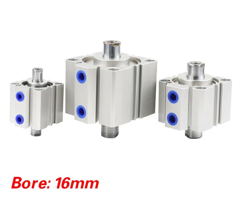 Double sides out SDAD cylinder bore 16 stroke 5 /  10 / 15 /  20 /  25 /  30mm