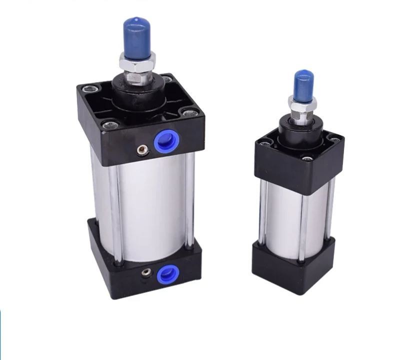 Standard Air Cylinders 32/40/63mm Bore Double Acting Pneumatic Cylinder SC 25/50/75/100/125/150/175/200/250/mm Stroke Hot Sale