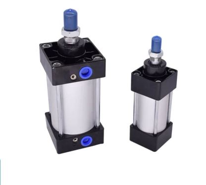 Standard Air Cylinders 32/40/63mm Bore Double Acting Pneumatic Cylinder SC 25/50/75/100/125/150/175/200/250/mm Stroke Hot Sale