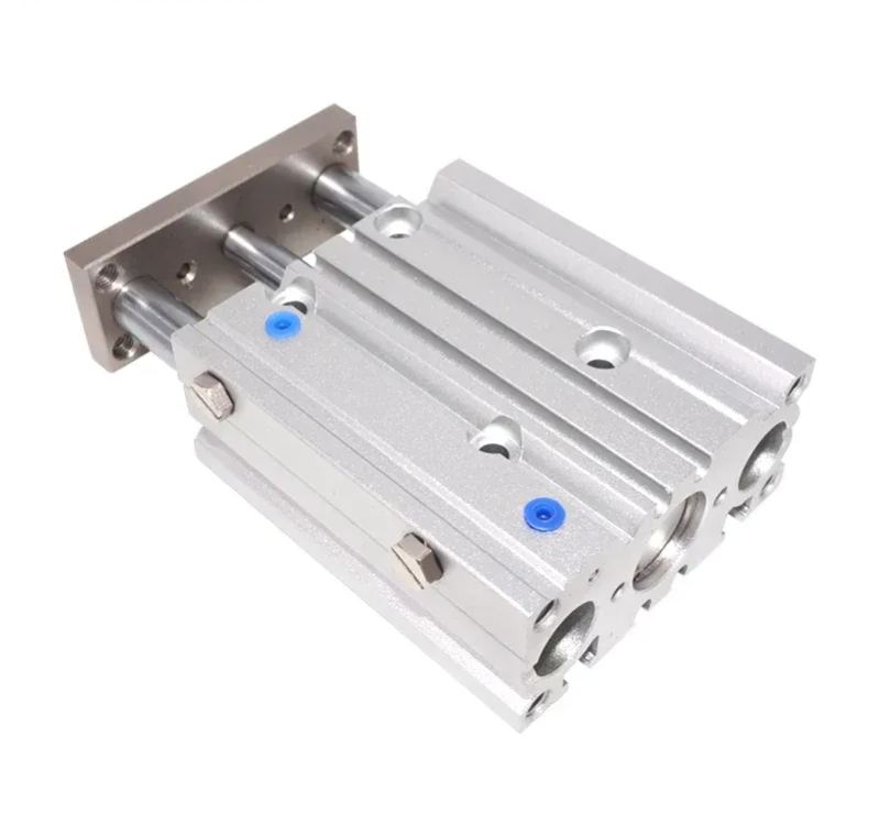 Compact guide cylinder Thin Three axis air pneumatic cylinder with guide rod MGPM bore 12 mm stroke 10-150mm MGPL12