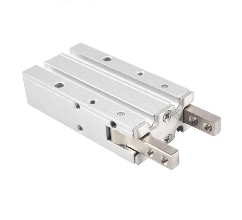 Y Type MHY2 - 10 16 20 25D Double Acting Pneumatic Gripper 180 Degree Angular Style Aluminium Clamps Bore 10-25mm
