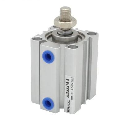SDA 20mm series Pneumatic Compact air Cylinder Bore to 5 10 15 20 25 30 35 mm Stroke High quality double acting cylinder