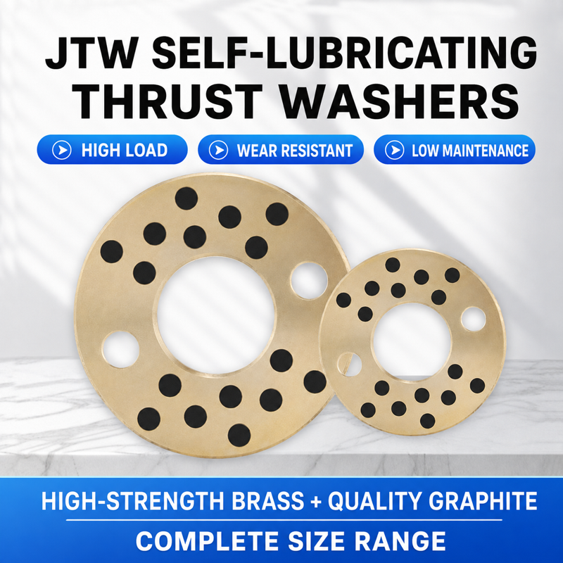 BOLTTE JTW graphite bronze self-lubricating thrust washers
