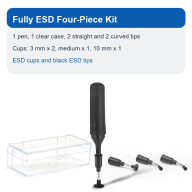 Manual Vacuum Pickup Pen Four-Piece Kits - Standard & ESD