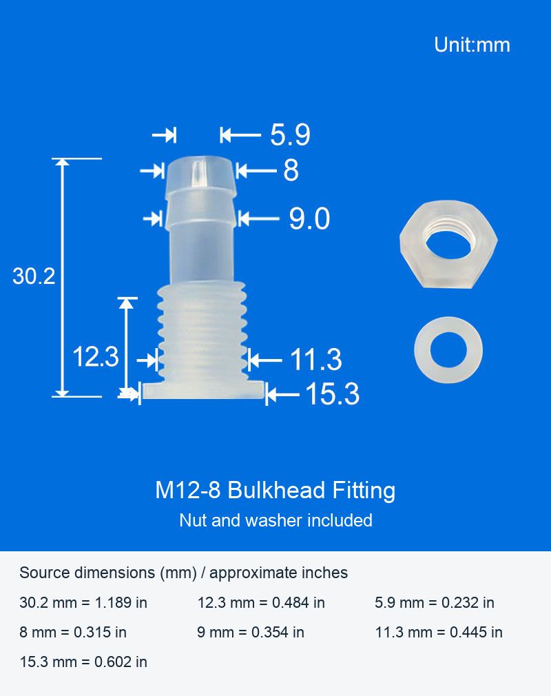 M12-8 / Nut and Washer