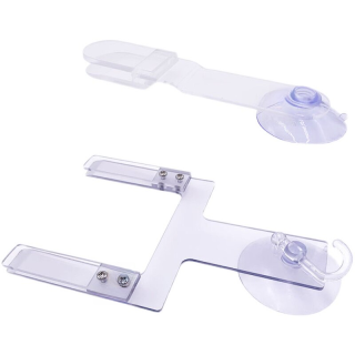 PCB & LCD Suction-Cup Holding Clips, Single & Double